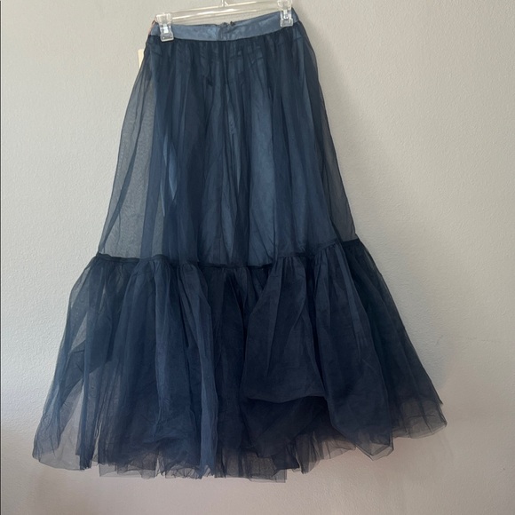 Mia Joy Dresses & Skirts - Mia Joy Women’s XS‎ Chic Midnight Blue Tulle Long Skirt Grunge Whimsigoth Fairy